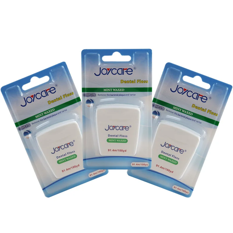 91.4 m / 100 yards Dental Floss  Mint  Flavor Waxed Wholesale