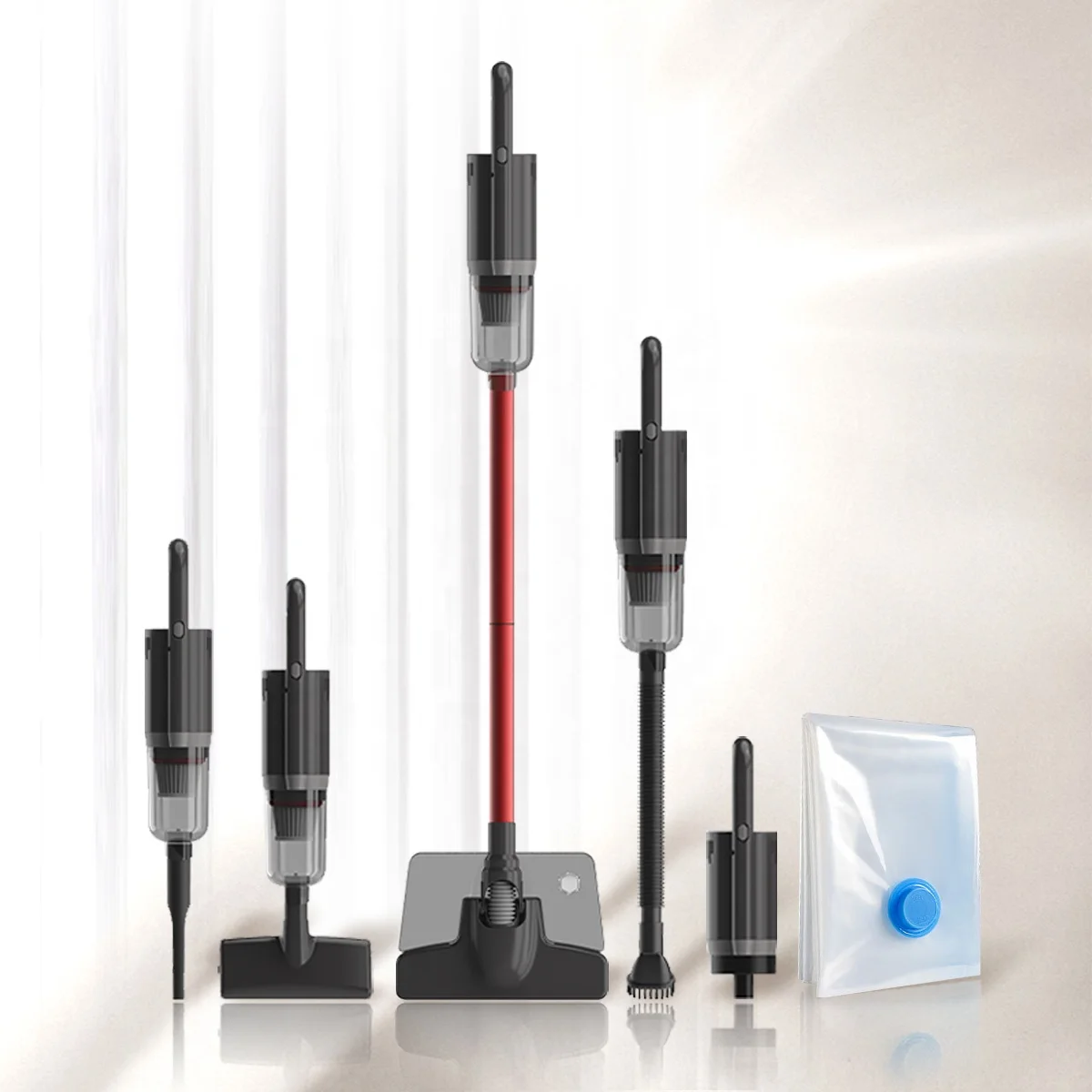 Home car wet dry flood mop dust cleaning multifunction 6 in 1 powerful handheld vacuum cleaner cordless