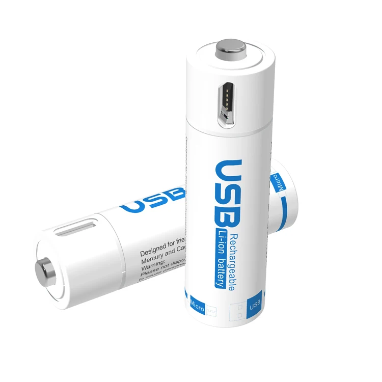 Hot sale professional lower price recharge battery AA 1.5V USB rechargeable lithium battery