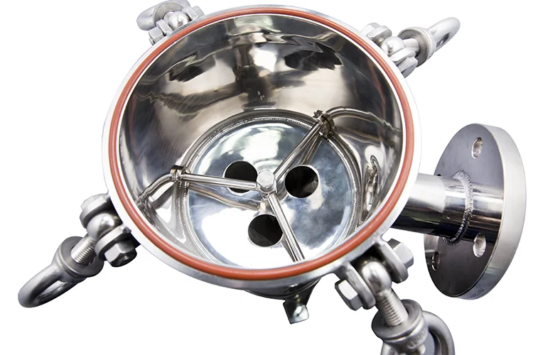 Sanitary water treatment milk beverage liquid filtration single multiple stainless steel bag filter