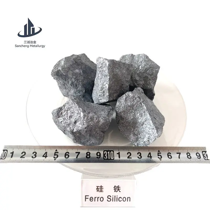 Chunk Type Mineral Ferro Silicon Block Supplied By China Nationalized Factory Exporter