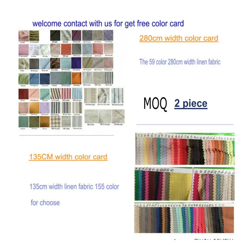 Black Outdoor Decorative Linen Curtains Living Room Luxury