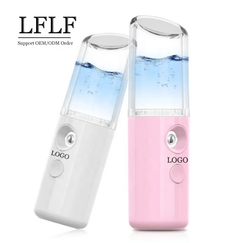 OEM USB нано-распылитель тумана увлажнитель тела для лица небулайзер уход за кожей 25 мл спрей для лица красота перезаряжаемый мини нано-спрей
