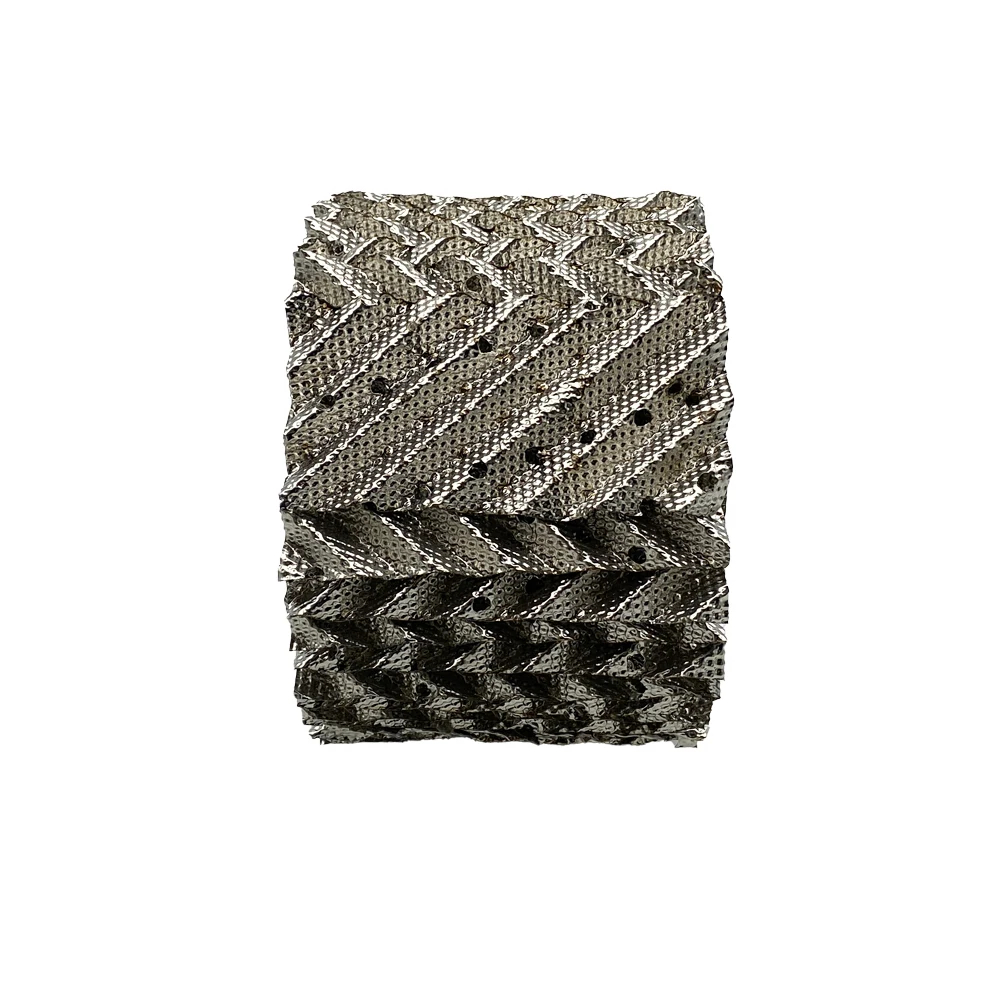 TianSheng, перфорированная металлическая гофрированная структурированная упаковка для десульфурации
