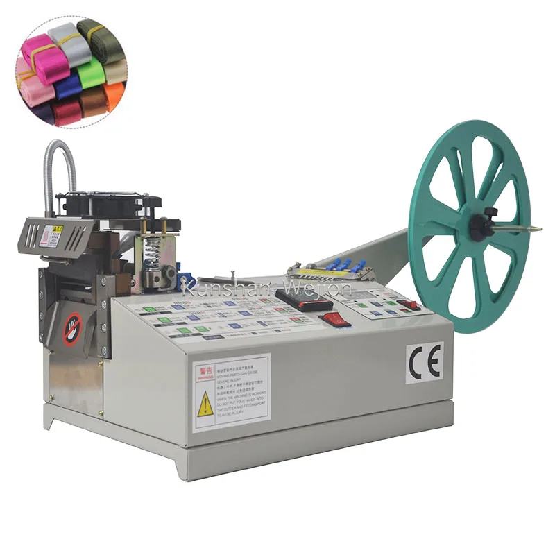 WJ4048 Hot sell Hook and loop belt cut machine oval shape tape cutter circle tape cutting machine