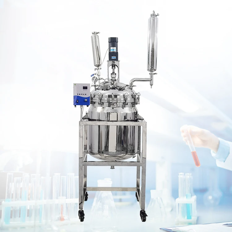 Lab High Pressure Stainless Steel Hydrothermal Synthesis Stirring Micro Autoclave Reactor