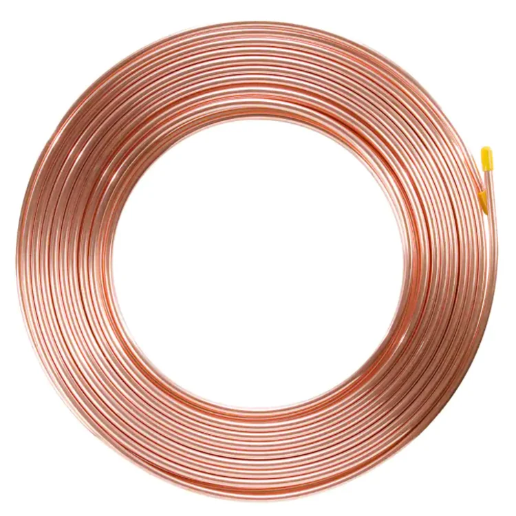 Copper coil pipe ASTM B280 C12200 c2400 pancake copper coil tube air conditioning refrigeration copper coil pipes tube
