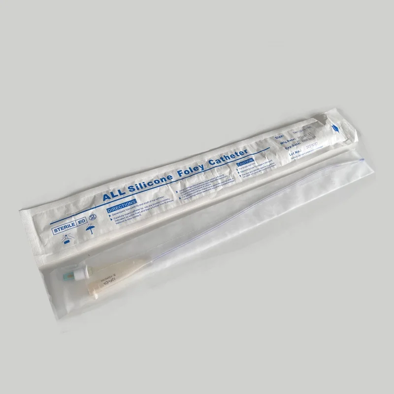 Factory Supply High Quality Medical 2 Way 100% Silicone Foley Catheter