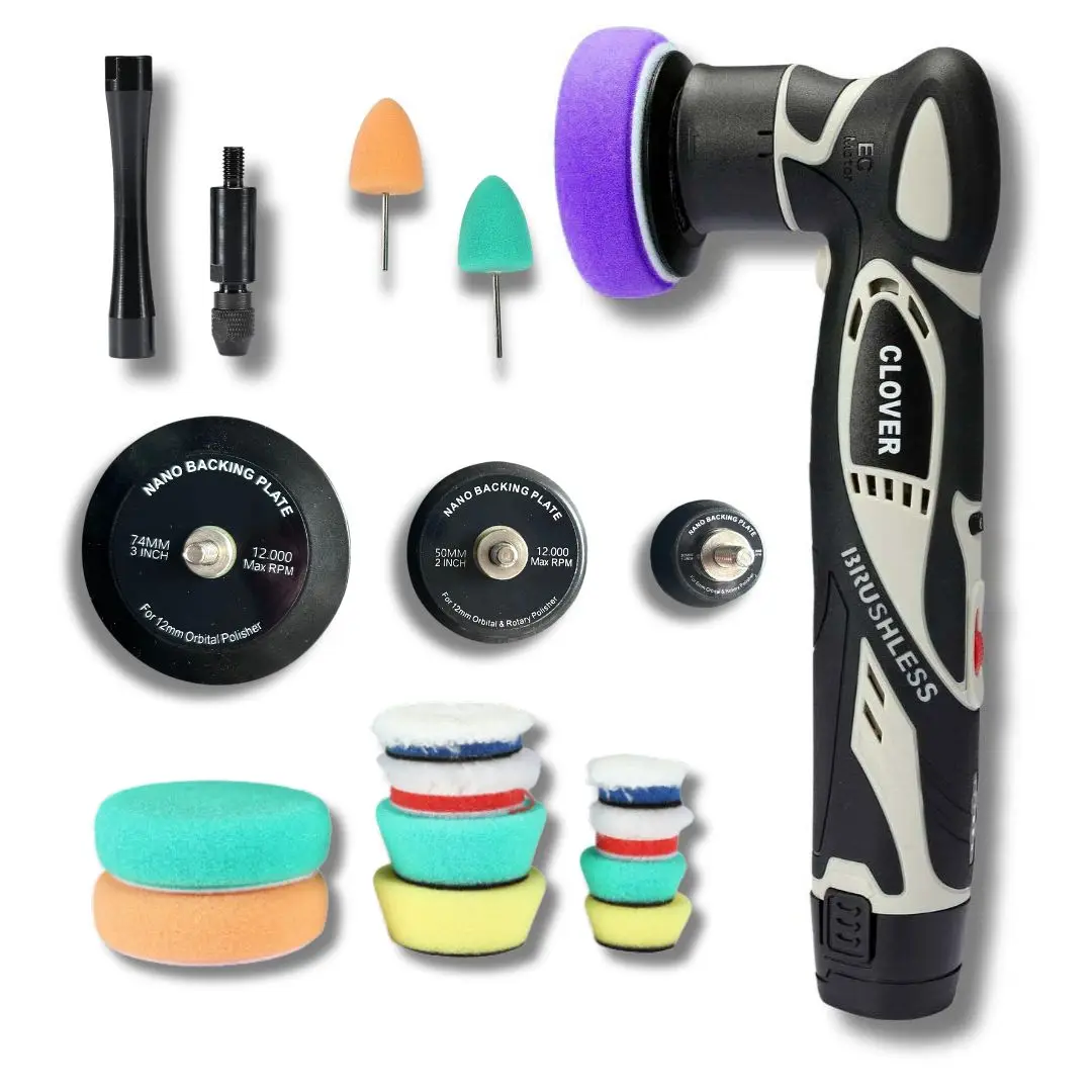 CLOVER Cordless Dual Action Rotary NANO Polisher For Car detailing polishing machine