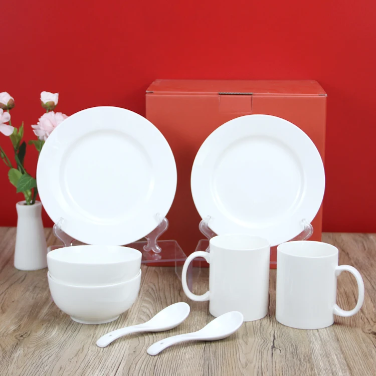 Wholesale High Quality Cartoon Dinnerware Sets Ceramic Homeware Tableware Children Porcelain Dinner Sets