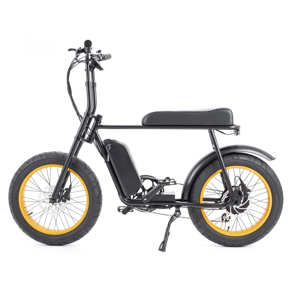2024 Mario Retro100 Ebike With 250w  Bafang rear hub Motor off road  on road moped E -Bike Electric City Bicycle