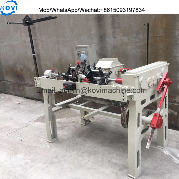 Автоматическая машина для опрокидывания шнурков бумажных пакетов ручная и пластиковых