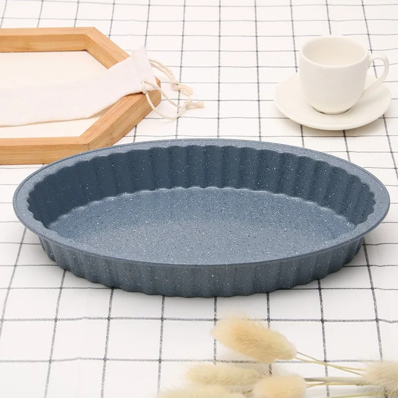 Глубокий противень для выпечки сковорода пиццы металлические овальные формы из углеродистой стали индивидуальные