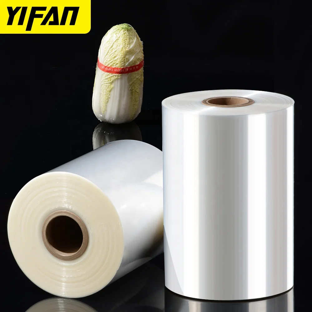Food grade rigid clear antifog food packaging polyolefin (pof) heat shrink wrap film