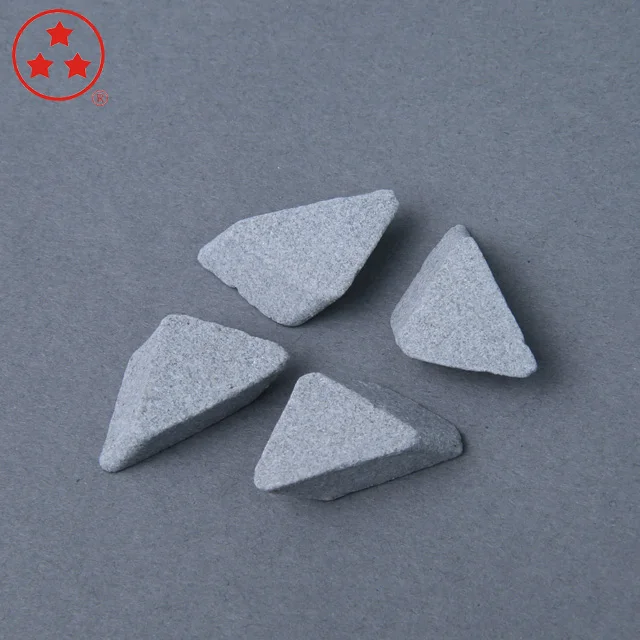 Angle Cut Triangle Tumbling Polishing Stone of Ceramic Media