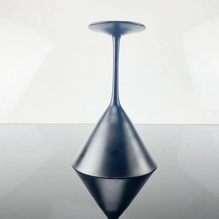 Elegant Black Gold Colored Cocktail 320ml Martini Glass Party Barware