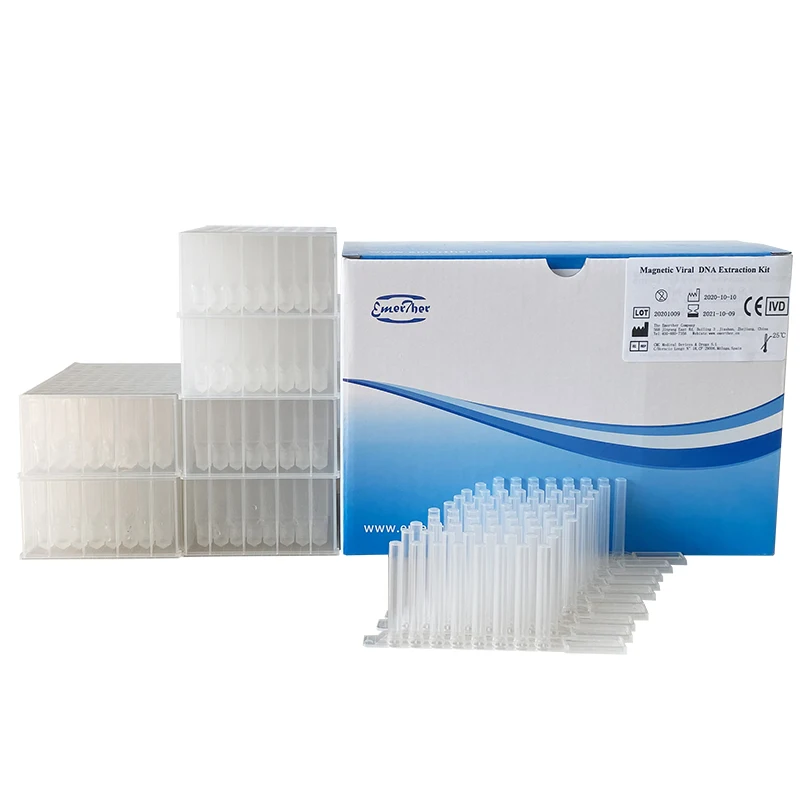 
High quality viral DNA extraction kit magnetic beads nucleic acid purification reagent , Prefilled Plates 