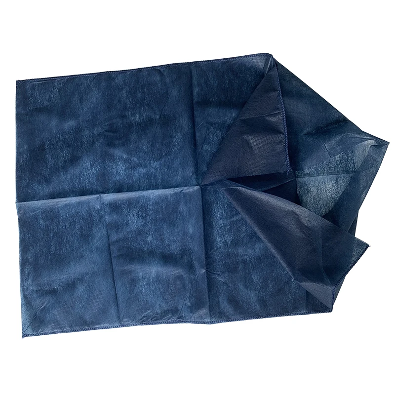 Nonwoven medical pillow cover and bed sheet hotel message plain style and single use pp bed sheet disposable linens