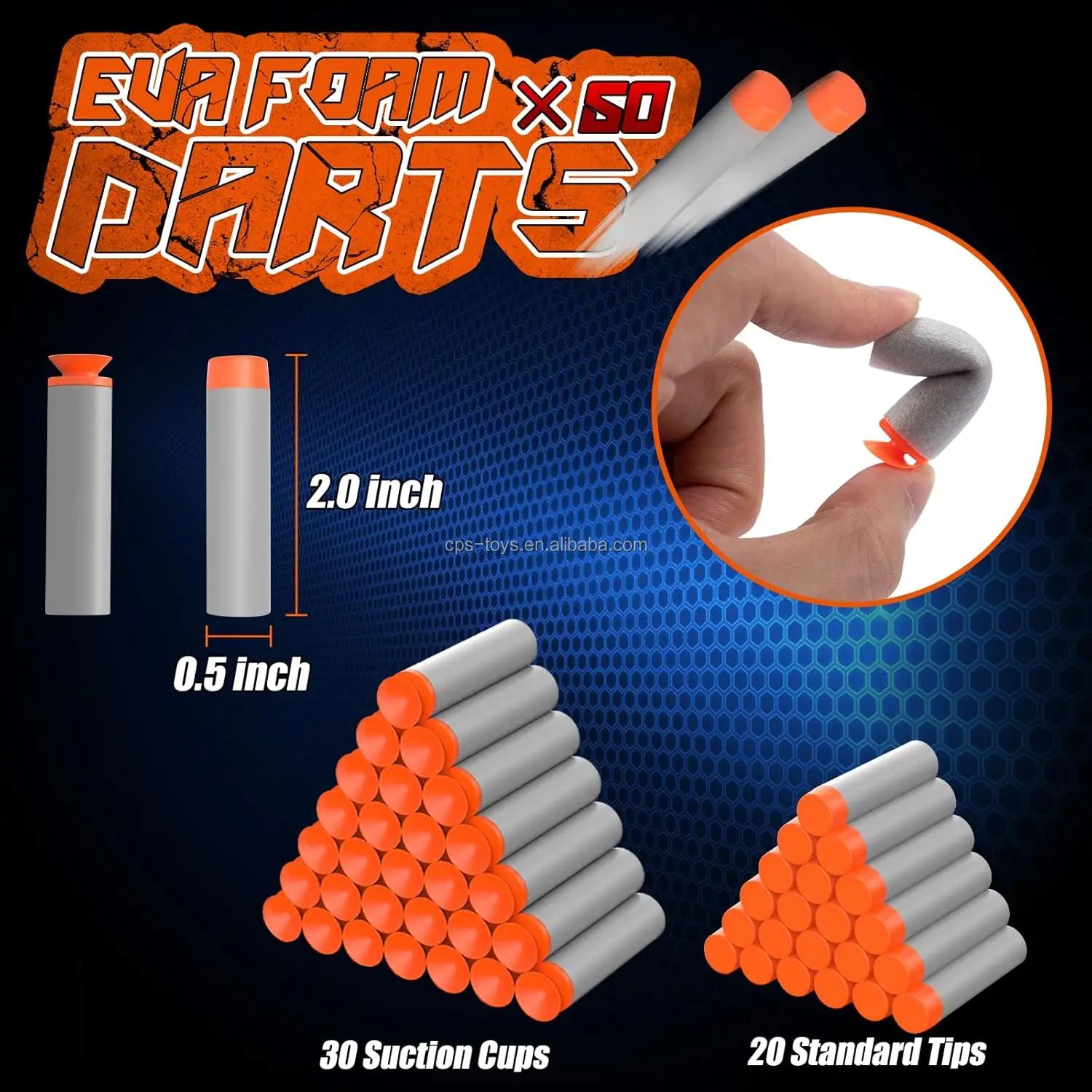 Soft Bullets Gun 20 Capacity Dart Electric Foam Blaster for Kids Automatic Toy Gun Outdoor Toys