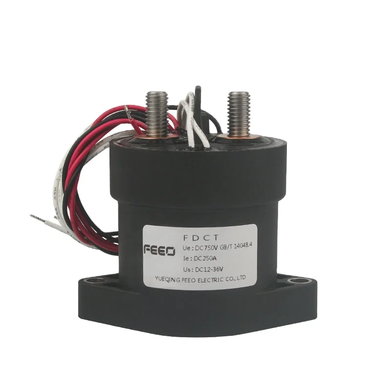 Постоянного тока высокого напряжения EV реле 12V постоянного тока до 750V или 900V DC свяжитесь 12Vdc 24Vdc 250A высоковольтный КОНТАКТОР DC