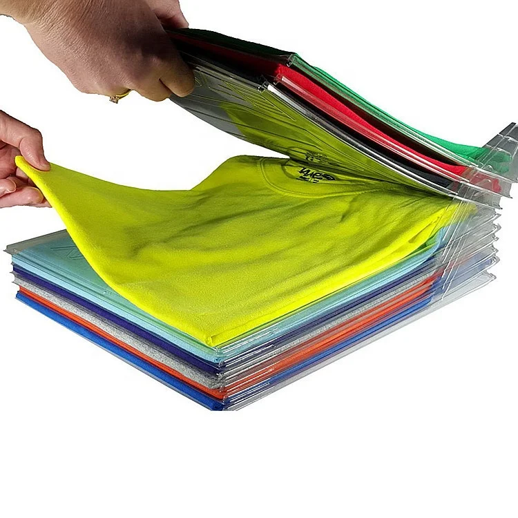 Fast Speed Magic T-shirt Laundry Organizer Clothes Folding Board shirt folding board