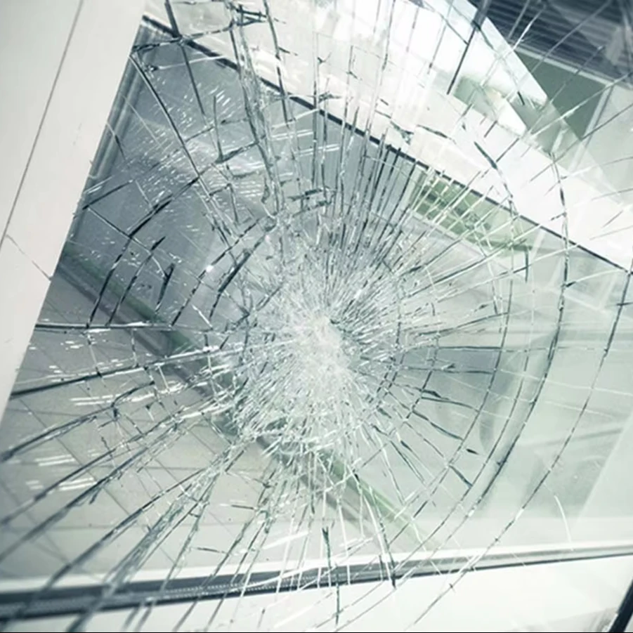 Explosion Proof 8mil 12mil Security Shatterproof Window Tint Film Transparent For Car And House Glass Windows Safety Film