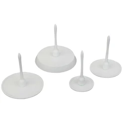4pcs/set Cake Flower Nails Plastic Piping Nail Plastic Round Shape Cake Decorating Tool Baking Accessories