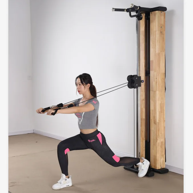 Новая модель настенного многофункционального домашнего оборудования для дрессировки птиц гребли и тяги с высокими шкивами низкими