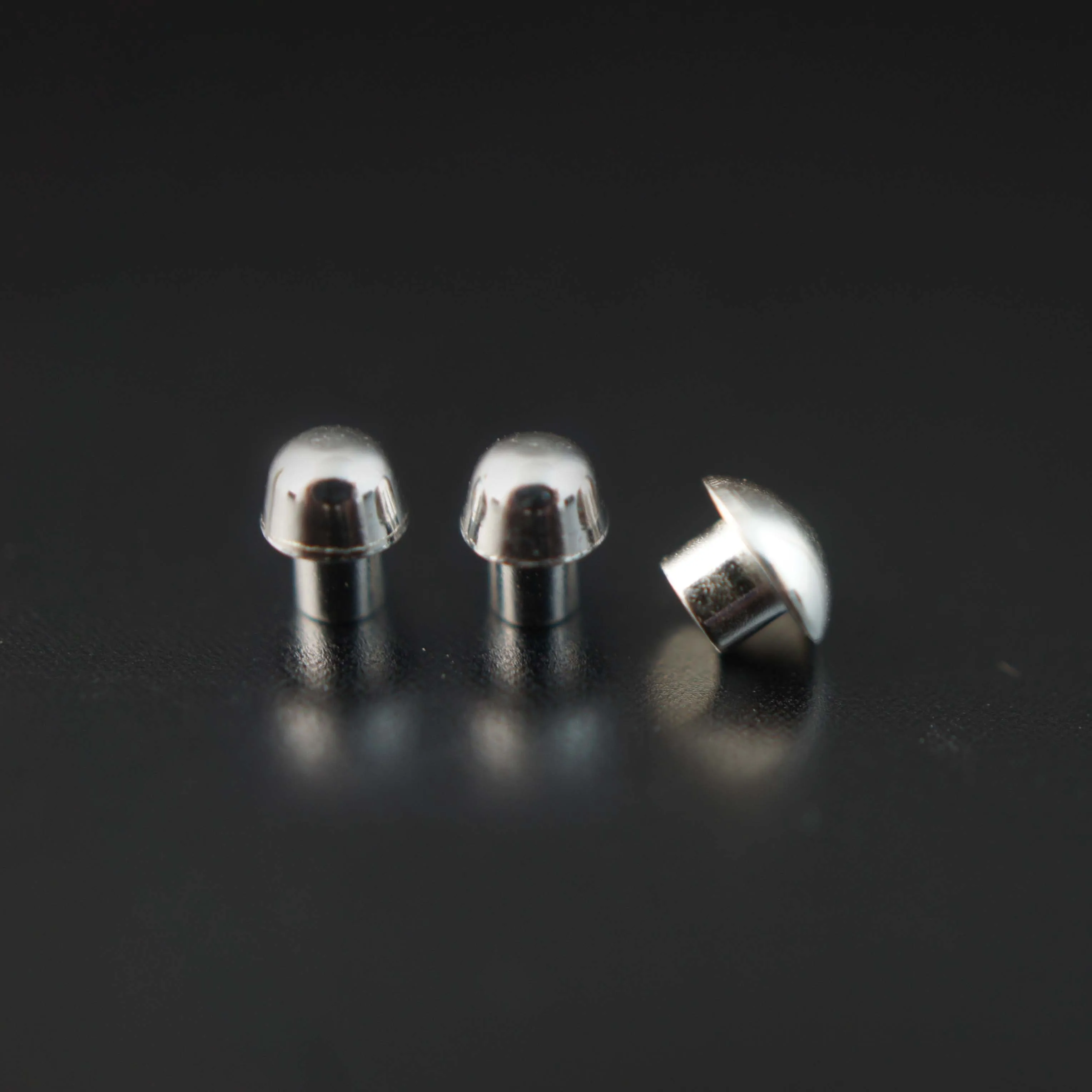 Round Head AgCdO Solid Silver Contact copper Rivet for hinges