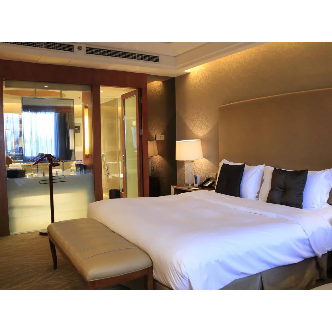 Turkish Bedroom Furniture Set Modern New Luxury Hotel Design Black Color Commercial Bedroom Furniture Supplier For Sale