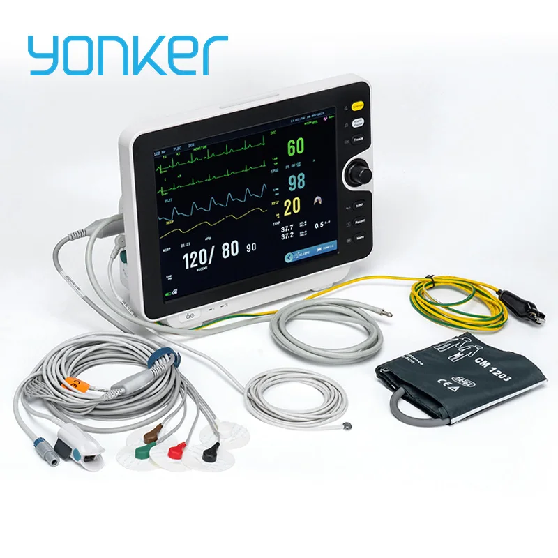 Best Price High Quality ICU Multiparameter Patient Monitor hospital ambulance instrument portable vital sign monitor