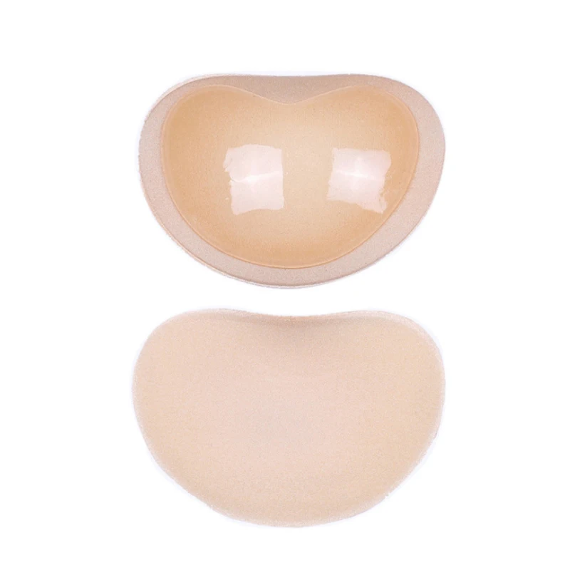 Hot Selling Bikini Inserts Breast Enhancer Insert Sponge Foam Bras Cups Adhesive Sticky Push Up Breast Pads