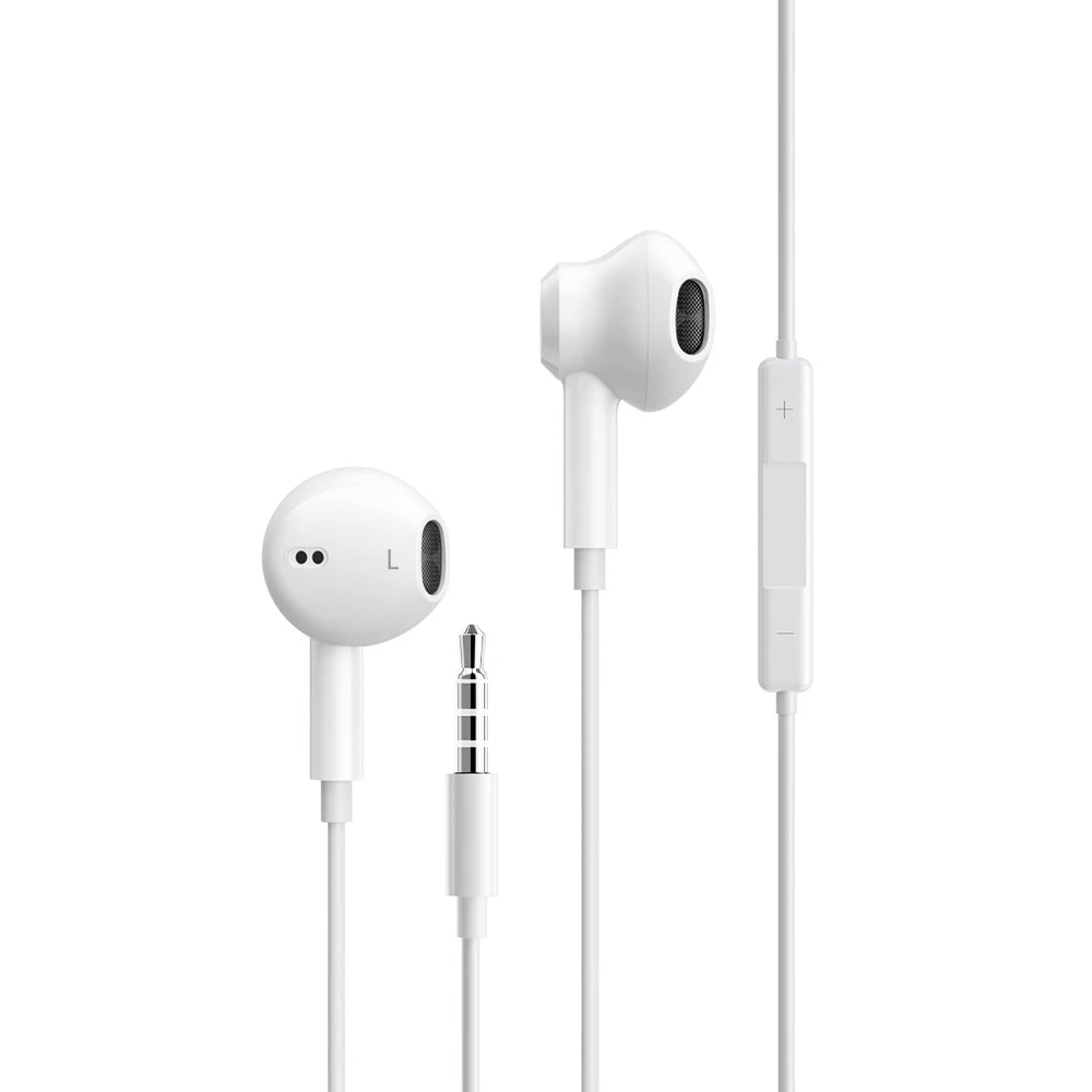 3.5mm Earphones Wired Headset Stereo for iphone Earpod with Mic Earbuds