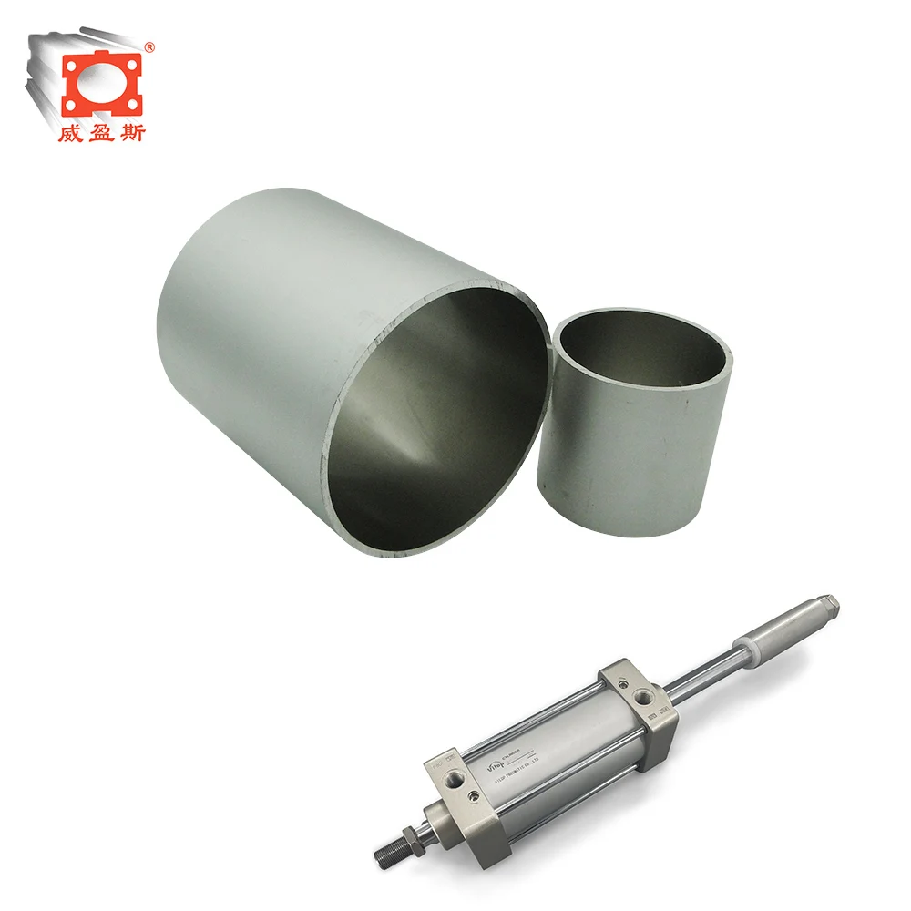 WEIYINGJIA Factory SC MAL Round Composite Pneumatic Cylinder Anodized Aluminium Tube Pipes
