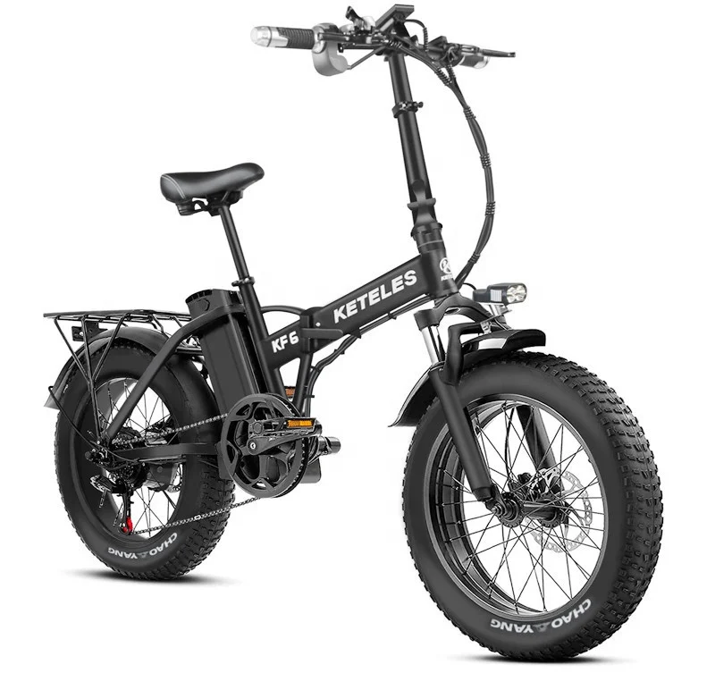 2024 Hot Sale Factory Direct 20x4.0 Inch Fat Tire Folding E-Bike 1000W with 7 Speed Gears Max Speed of 50km/h Rear Hub Motor