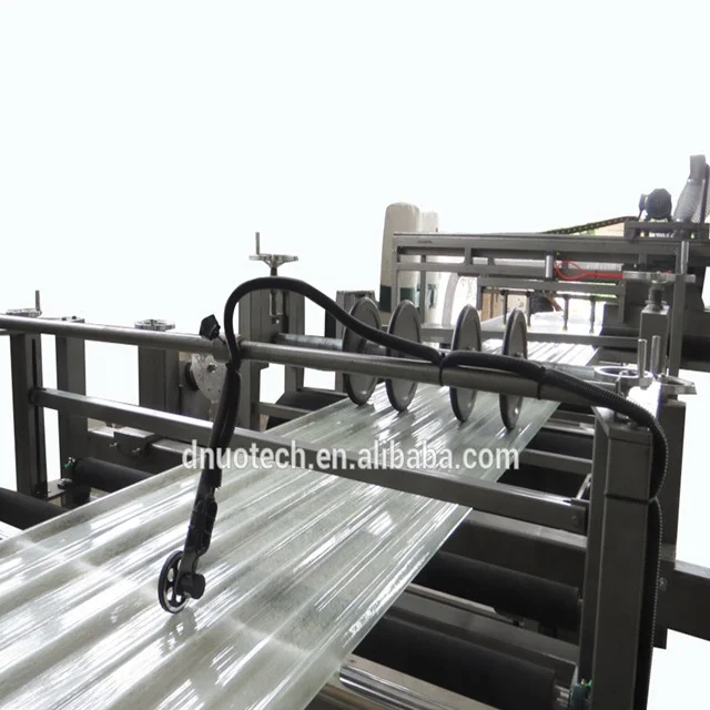 Multi function Easy to operate FRP Fiberglass Reinforced Polyester Corrugated Roofing profile panels production machine