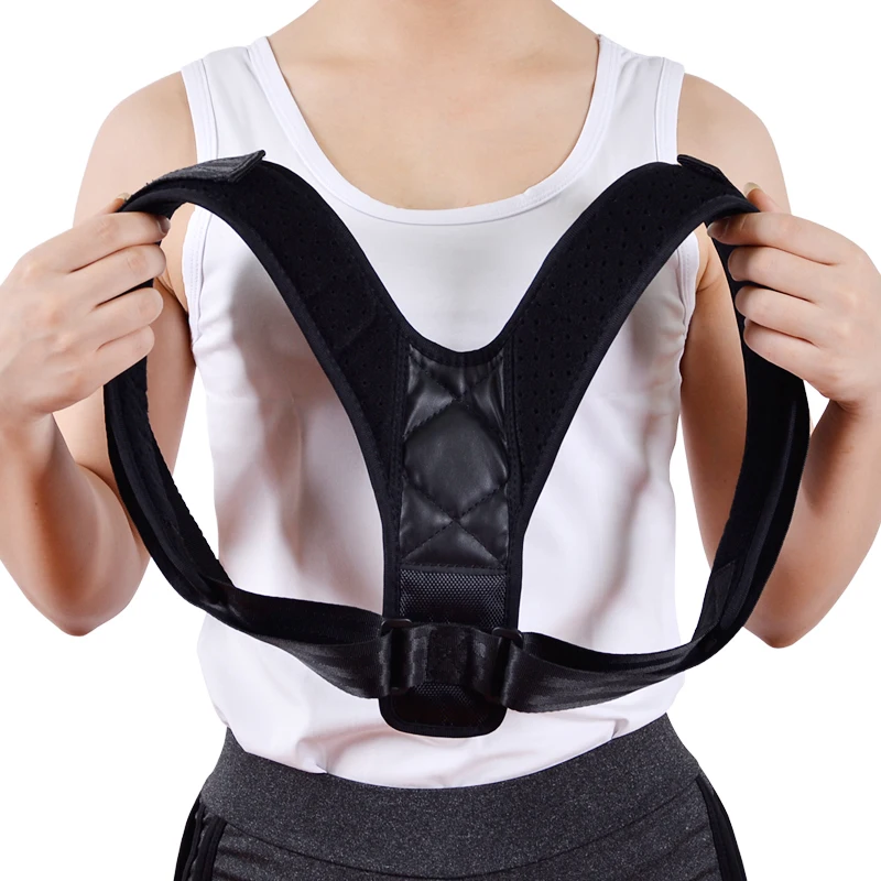 Adjustable Upper Back Brace For Clavicle Support and Providing Pain Relief Neck Back Shoulder Comfortable Correct Belt
