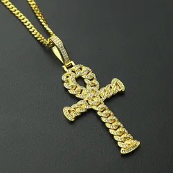 new high quality ankh cross pendant necklace tarot habesha china jewelry wholesalers