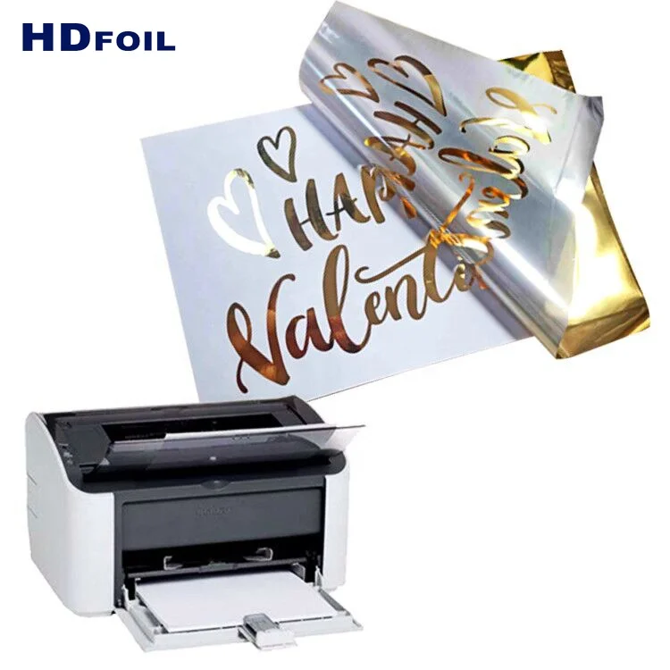 Diy Toner Reactive Foil Gold Hot Stamping Foil for Digital printer
