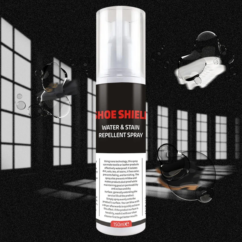 Premium bottle shoe shield water stain repellent shoe spray waterproof 150ml