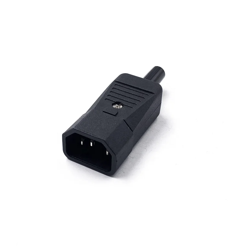 Электрическая штепсельная вилка переменного тока IEC320 C14 для повторной проволоки
