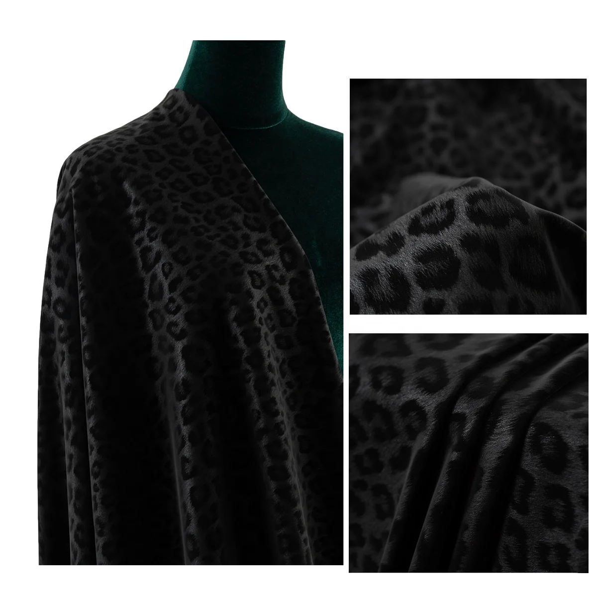 Китайская фабрика, 4 способа, стрейч, Леопардовый узор, синтетическая искусственная кожа, ткань