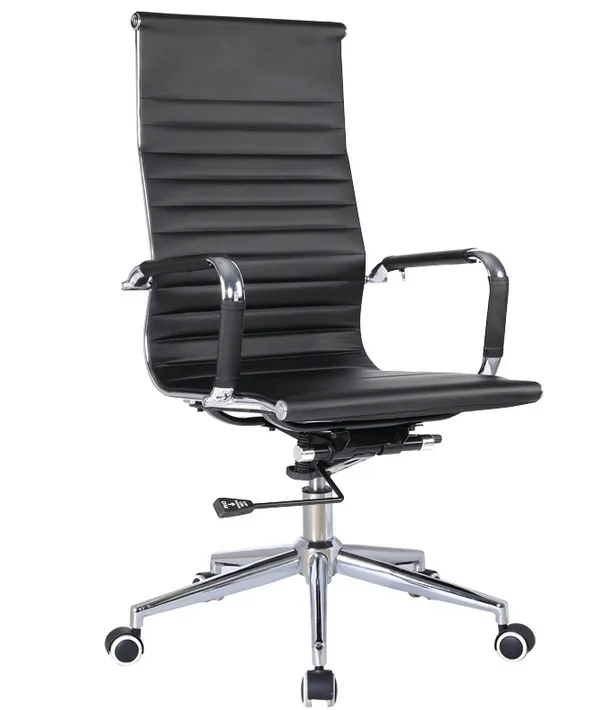 comfortable classic shot ergo study office chair pu genuine leather swivel chair