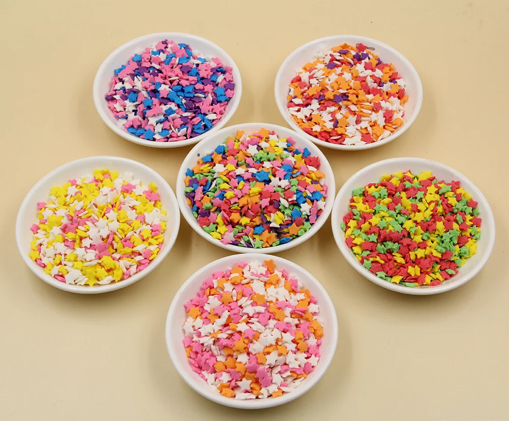 Edible sprinkles hot sale Edible confetti halal Sprinkles edible star sprinkles for cake decoration