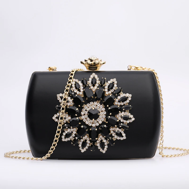 Wholesale Luxury Diamond Evening Bags Women trendy Rhinestone Clutch Bags