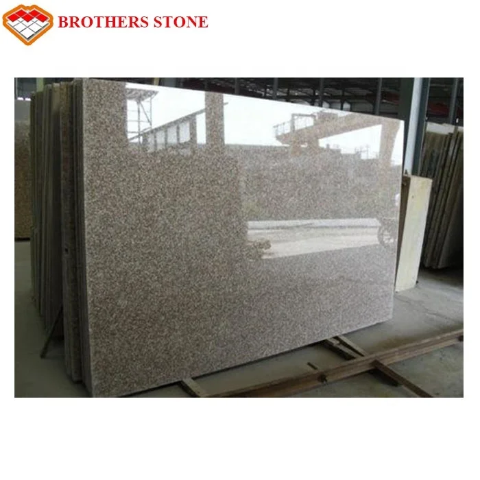 Chinese pink granite  Polished G687 Granite Slab Peach Red Granite for outdoor decoration