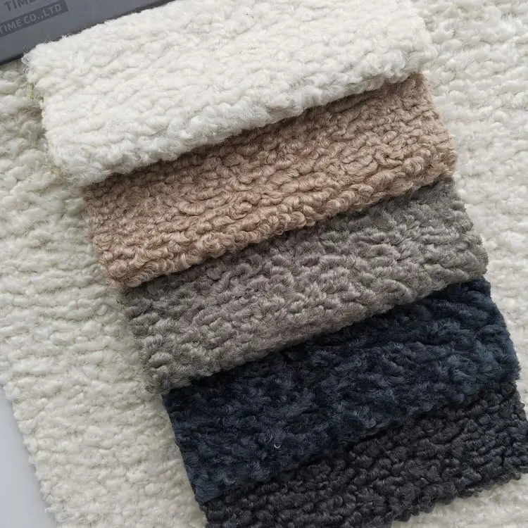 Super Soft Pet Furniture Fabric Boucle Cushion Fabric