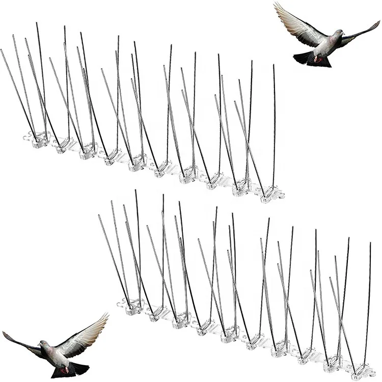 Bird Spikes Made From 304 Stainless Steel - Wire Spikes And Plastic Base