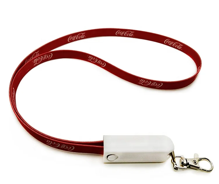 Vnew multifunction Fabric lanyard usb2.0 cable 3 in 1 with 8pin Type C Micro for mobile phone as a promotional gift