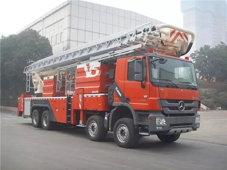 Пожарная машина с водяным насосом воздушная платформа DG54M1 54 м Китай пожарная